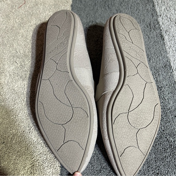 Skechers Cleo Point Feel Good Washable Knit Flats Memory Foam Womens 8.5 Taupe - Picture 9 of 13